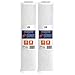 Aquaboon Big Blue Coconut Shell Water Filter Cartridge | Activated Carbon Block CTO | Universal Whole House 5 Micron 20 inch Cartridge | Compatible with EPM-20BB, CB-BB-20, 155783-43, FC25B, 2 Pack