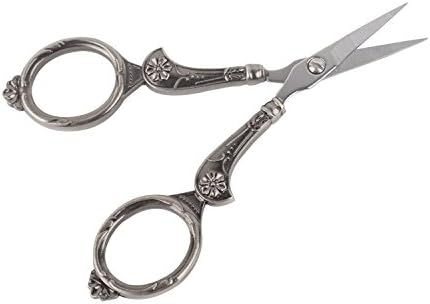UOOU Vintage European Style Plum Blossom Scissors for Embroidery, Craft, Sewing and Art Work