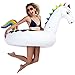 U.S. Pool Supply Giant 5 Foot Inflatable Rainbow Pegasus Pool Ring Tube Float - Fun Kids Swim Party Toy - Summer Lounge Raft