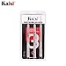 Kaisi Precision Tweezers Set, 3 PCS Stainless Steel Tweezers Kit Curved Tweezers for Craft, Jewelry, Electronics, Laboratory Work