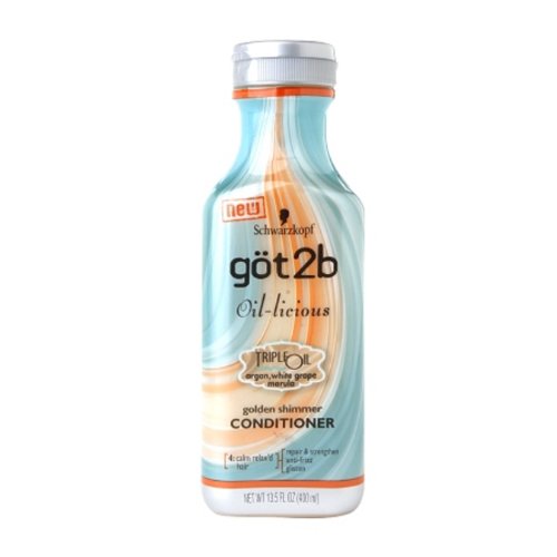 Got2b Oil Licious Golden Shimmer Conditioner, 13.5 Fluid Ounce