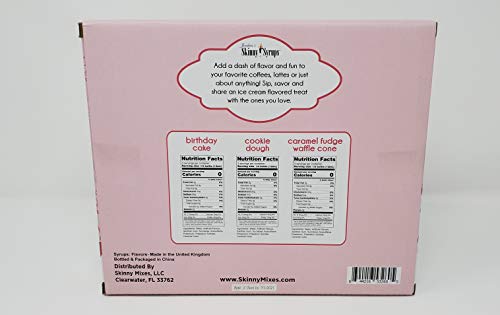 Jordans Skinny Truck Syrup Gift Pack Sampler - 3pk (Ice Cream Truck)