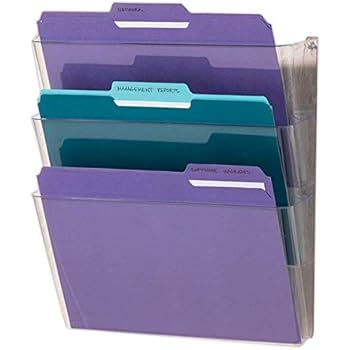 Amazon.com : Office Depot Single Wall Pockets, Letter Size, Clear, Pack