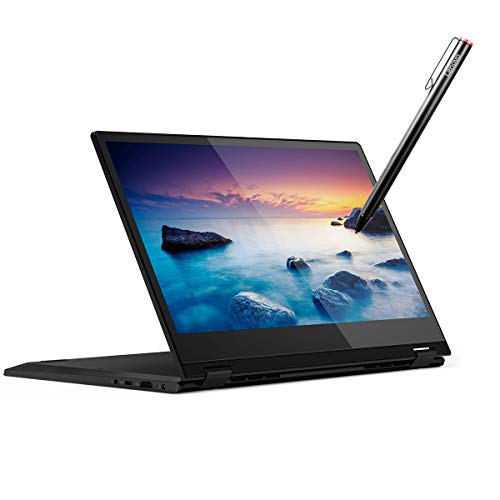 Lenovo Flex 14″ FHD 2-in-1 Touchscreen PC Laptop w/ Active Pen, Intel Core i5-8265U, 12GB DDR4 RAM, 512GB PCIe SSD, 4 Cores up to 3.9 GHz, 1920×1080, Backlit, Fingerprint, USB-C, Webcam, Win 10