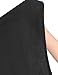 TWINTH Womens Comfy Rayon Drape Collar Long Sleeve Cardigan BLACK XX-Large