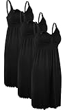 iloveSIA 3PCS Women's Maternity Breastfeeding Dress Nursing Nightgown