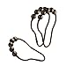 Jayp Solid Metal Rolling Ball Rings Shower Curtain Hooks Bronze, 12pcs Pack