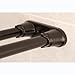 Kingston Brass CCD2175 Adjustable 60-Inch-72-Inch Double Curved Stainless Steel Shower Curtain Rod, Oil Rubbed Bronze