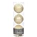 Hosley Set of Three Cream Orb Set, Each 3.94