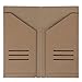 newestor Kraft File Folder + Zipper Pouch & Card Sleeve Travel Accessories Kit for Standard Size Travelers Notebook, 4.25
