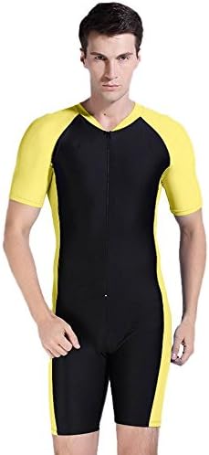 Ogden Short Sleeve Full Coverage One Piece Swimsuit Surf Suit Unitard Rash Guard