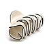 Topbeu Women Crystal Grip Jaw Clips Hair Clips for Medium or Long hair (Beige)