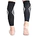 Unisex Calf Compression Sleeve for Shin Splint, Strong Calf Pain Relief 20-25mmHg, Breathable Leg Compression Socks for Sports Flight Air travel Running Cycling Medical Athletes Runners Men Women Pair
