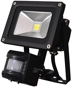 ECOSTAR Low Energy LED Floodlight Heads with PIR Motion Sensor (10w 900 Lumens)