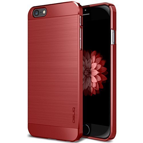 Iphone 6s plus case, obliq [slim meta] [metallic red] p…