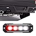 SpeedTech Lights Z-4 TIR 12W LED Strobe Light for Police Cars, Construction Trucks, Service Vehicles, Plows, Emergency Vehicles. Surface Mount Grille Flashing Hazard Beacon Light - Red/Clear