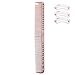SKYPIA 1pcs Anti-static Stainless Steel Hair Combs Hair Styling Hairdressing Barbers Combs (Rose Gold)