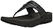 FitFlop Women's Biker Chic Flip Flop, All Black, 7 M US