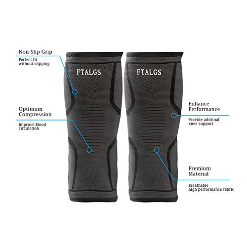 image for FTALGS Knee Support Brace,Knee Pads - Premium Recovery & Compression S