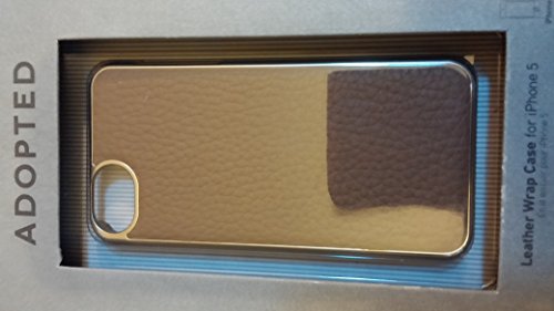 ADOPTED LEATHER WRAP CASE iPHONE 5/5C MUSTANG/SILVER