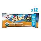 Clif Kid ZBAR Filled - Organic Granola Bars - Double Peanut Butter - (1.06 Ounce Energy Bars, Kids Snacks, 12 Count) (Packaging May Vary)