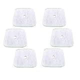 (Pack of 6) Air Filter for Mantis 7222 7222E 7222M 7225 7230 7234 7240 7920 7924 Tiller/Cultivator