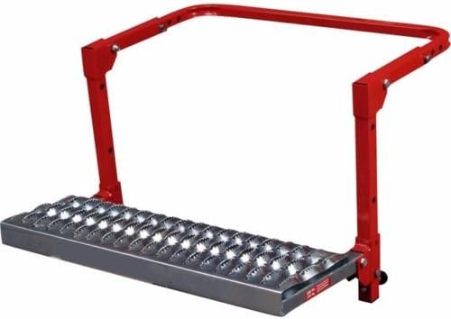 300lbs Step Up Folding Adjustable Ladder Non Slip Platform Truck SUV Tire Wheel