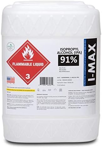 Amazon Com Isopropyl Alcohol 91 5 Gallons Of High Purity Ipa Everything Else