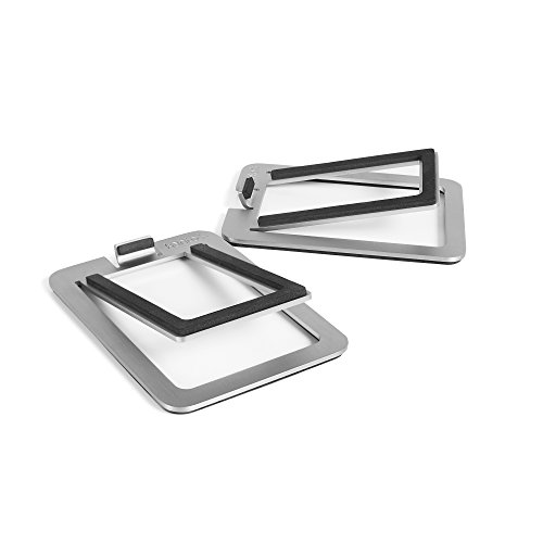 Kanto S2 Desktop Speaker Stands for Small Speakers, White