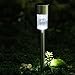 Solar Pathway Lights [12 Pack], Koolife [Stainless Steel] Led Path Landscape Lights for Outdoor Garden Décor Lighting- Easy Installation- Weather and Water Resistant