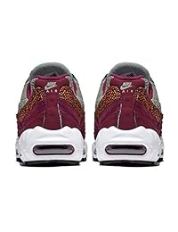 Nike Women's Air Max 95 PRM Bordeaux Yellow Ochre Geode Teal 807443-601