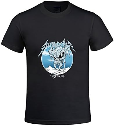 Metallica Antarctica Men T Shirts Crew Neck World Tour 2016 Black