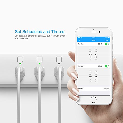 Koogeek-Smart-Surge-Protector-Wifi-Power-Strip-3-Outlets-with-3-USB-Charging-Ports-for-Apple-HomeKit-with-Siri-Timers-Remote-Control-on-24GHz-Network