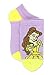 Disney Princess Girls Toddler 6 Pack No Show Socks Set (Small (4-6), Multicolor No Show)