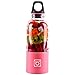 Bingo Personal Smoothie Blender Rechargeable Electric Juice Maker Portable Drink Mixer with 500ml Water Bottle for Office Outdoors Travelling