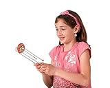 Leading Edge Novelty Lighted Whirly Wheel Vintage Retro Hand-held Spinning Magnetic Flashing Toy