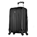 Olympia U.S.A.Apache 21-inch Expandable Hardside Carry-On Luggage Spinner Suitcase with Hidden Compartment, Black/Black
