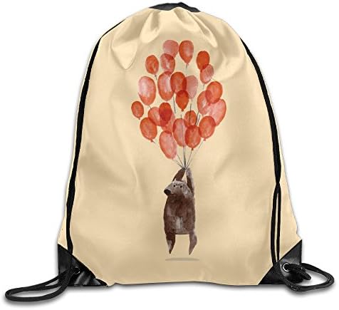Bear With Balloons Personalized Backpacks For Adults