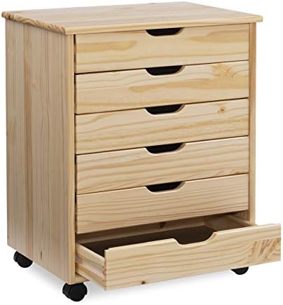 Mobile cart with extensive drawer capability, on casters. Price: $199.99 - $99.68 as of Aug 09, 2023.