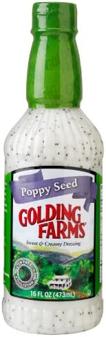 Golding Farms Creamy Poppy Seed Dressing - 6 Bottles
