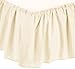 American Baby Company 100% Cotton Percale Portable Mini Crib Skirt, Ecru