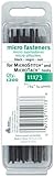 Micro Stitch Fastener Refills 4.4mm-Black 1,200/Pkg