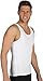 Spanx for Men Men's Cotton Compression Tank White Tank Top XL (46-48)