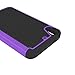 HTC Desire 626 / 626s Case, LK [Shockproof] Hybrid Dual Layer Armor Defender Protective Case Cover for HTC Desire 626 / 626s (Purple)