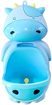 mkool Cute Cattle Standing Potty Training Urinal for Boys with Free Potty Training Game(Blue)