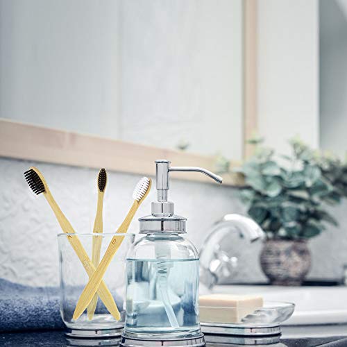 Bamboo Toothbrushes, Adult BPA-Free Soft Bristles Toothbrush, Eco-Friendly Alternative Toothbrushes for Guests or When… - Image 8