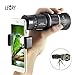 SGODDE 16X52 Monocular Telescopes,Optics High Powered Monocular Scope with Retractable Eyepiece and Multi Coated Optical Glass Lens,BAK4 Prism Lens Outdoors (1652)
