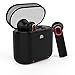 Wireless Earbuds,Cshidworld Bluetooth Headphones Mini in-Ear Headsets Sports Earphone with Noise Cancelling Built-in Mic and Charging Case for iPhone Samsung and Most Smartphones (Black)