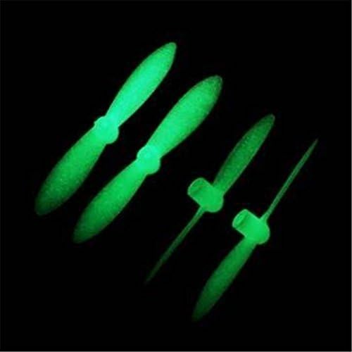 Wholesale 4PCS Fluorescent Propeller Blades CW/CCW For H107L H107C H107D CX-30 CX-30S CX-30W