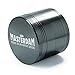 Masterdam Grinders 4-Piece Anodized Aluminum Herb Grinder with Pollen Catcher - Standard 2.2 Inch (Standard (2.2 inch), Gunmetal)